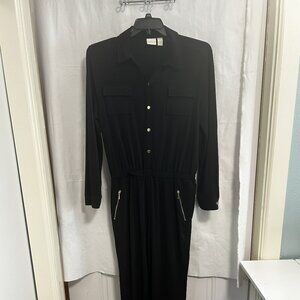 Chico's, Size 2, Black Jumpsuit